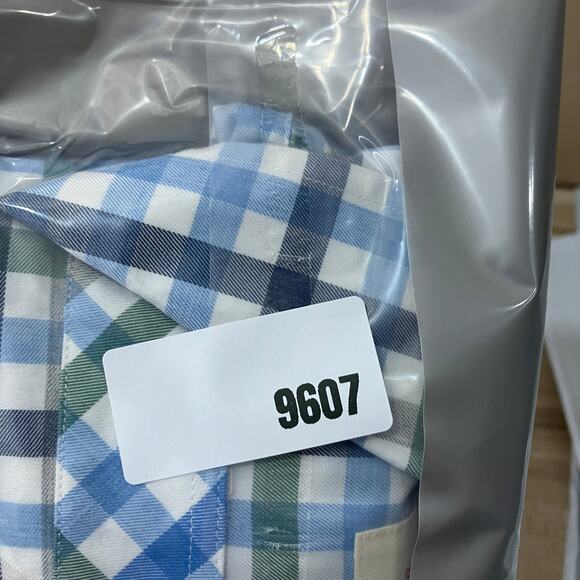 Johnnie-O Hangin' Out Button-Up Shirt Mens Size M Multicolor Check Casual - Picture 9 of 9